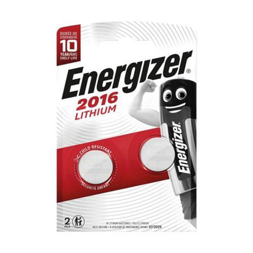 Picture of ENERGIZER LITHIUM BATTERY C2016 x2